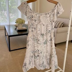 Club Monaco Off-The-Shoulder Dress